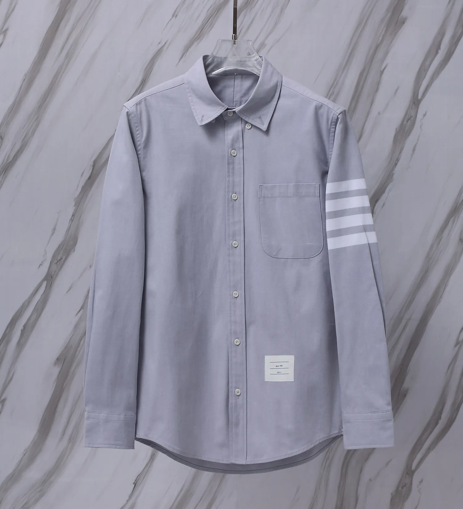 ：923 （TB ） THOM BROWNE .TBClassic 100% Factory TB TB Same Style ：Light Blue /Light Gray Size：0/1/2/3/4